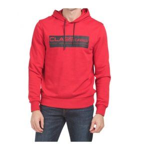 New CAVALLI CLASS Logo Drawstring Hoodie Size M